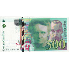 France, 500 Francs, Pierre et Marie Curie, H.018, AU(55-58)