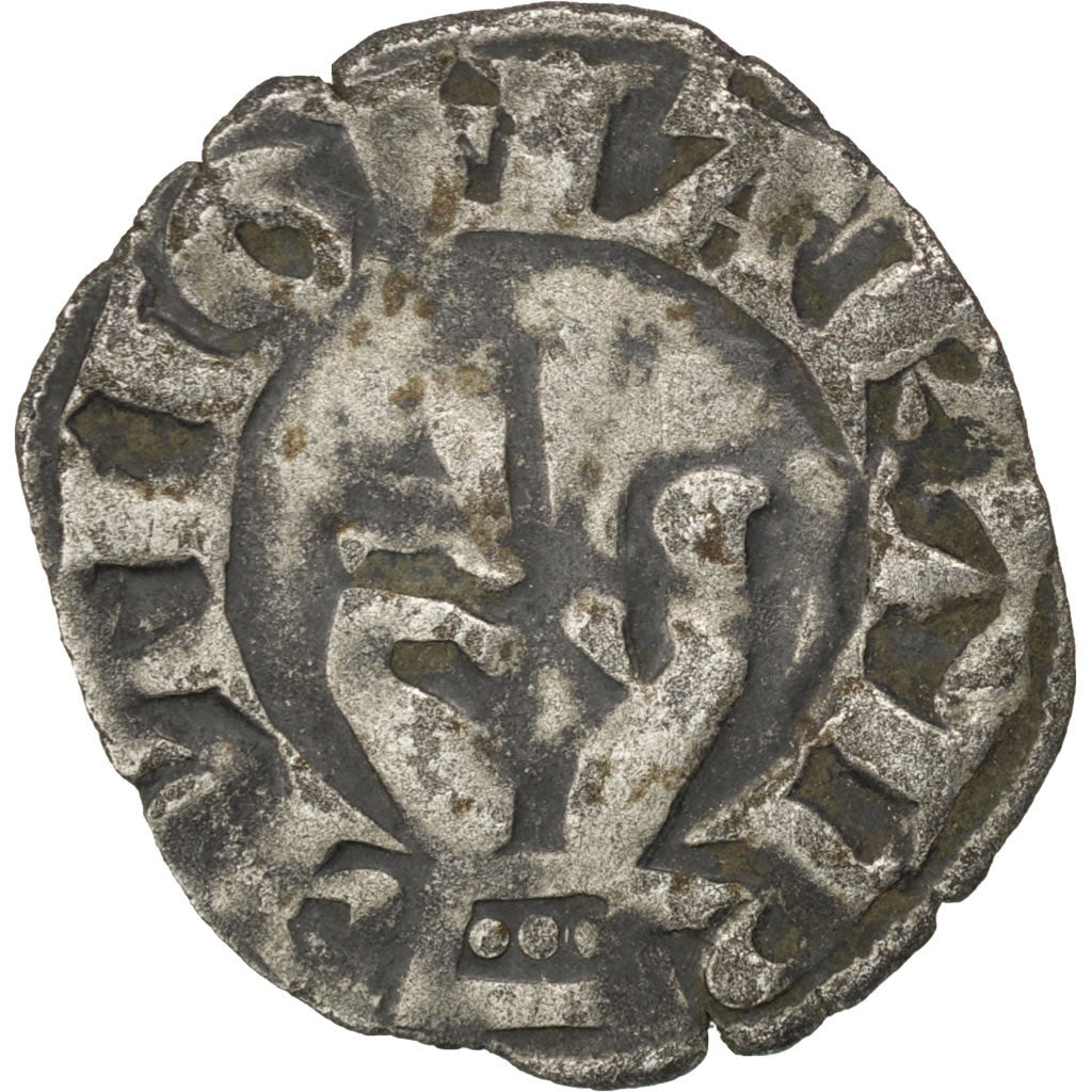 Coin, France, Denarius, Besançon, VF(30-35), Silver, Boudeau:1278