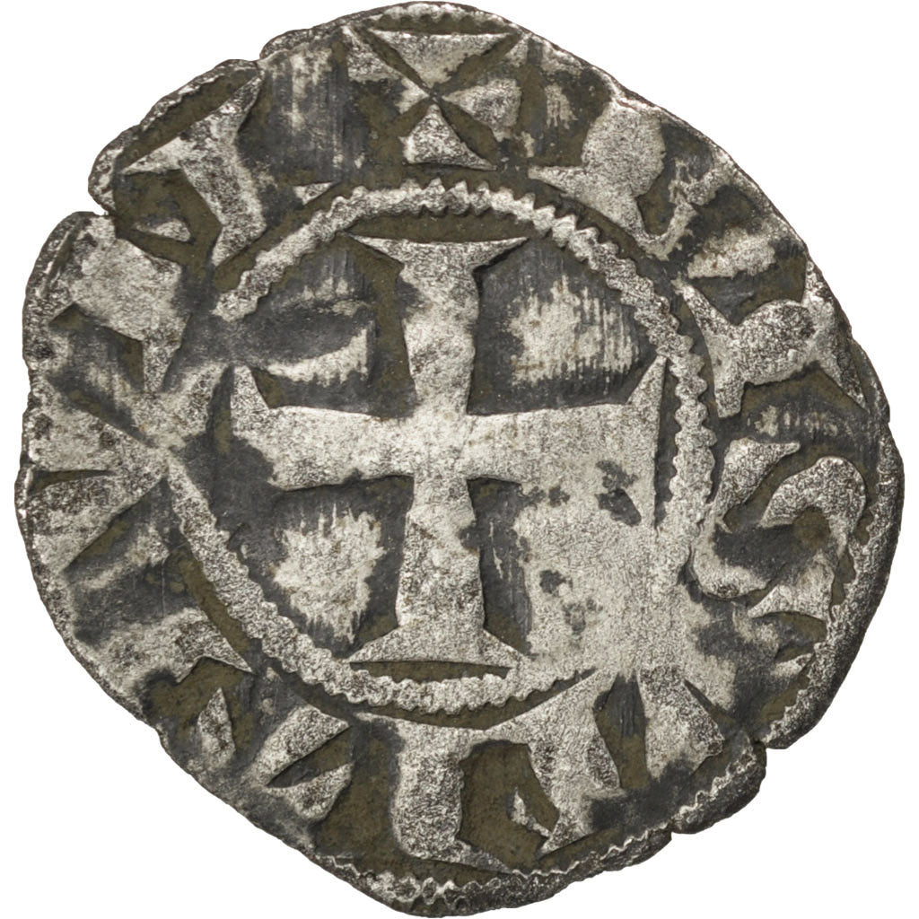 Coin, France, Denarius, Besançon, VF(30-35), Silver, Boudeau:1278