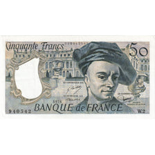 Francia, 50 Francs, Quentin de La Tour, W.2, SPL