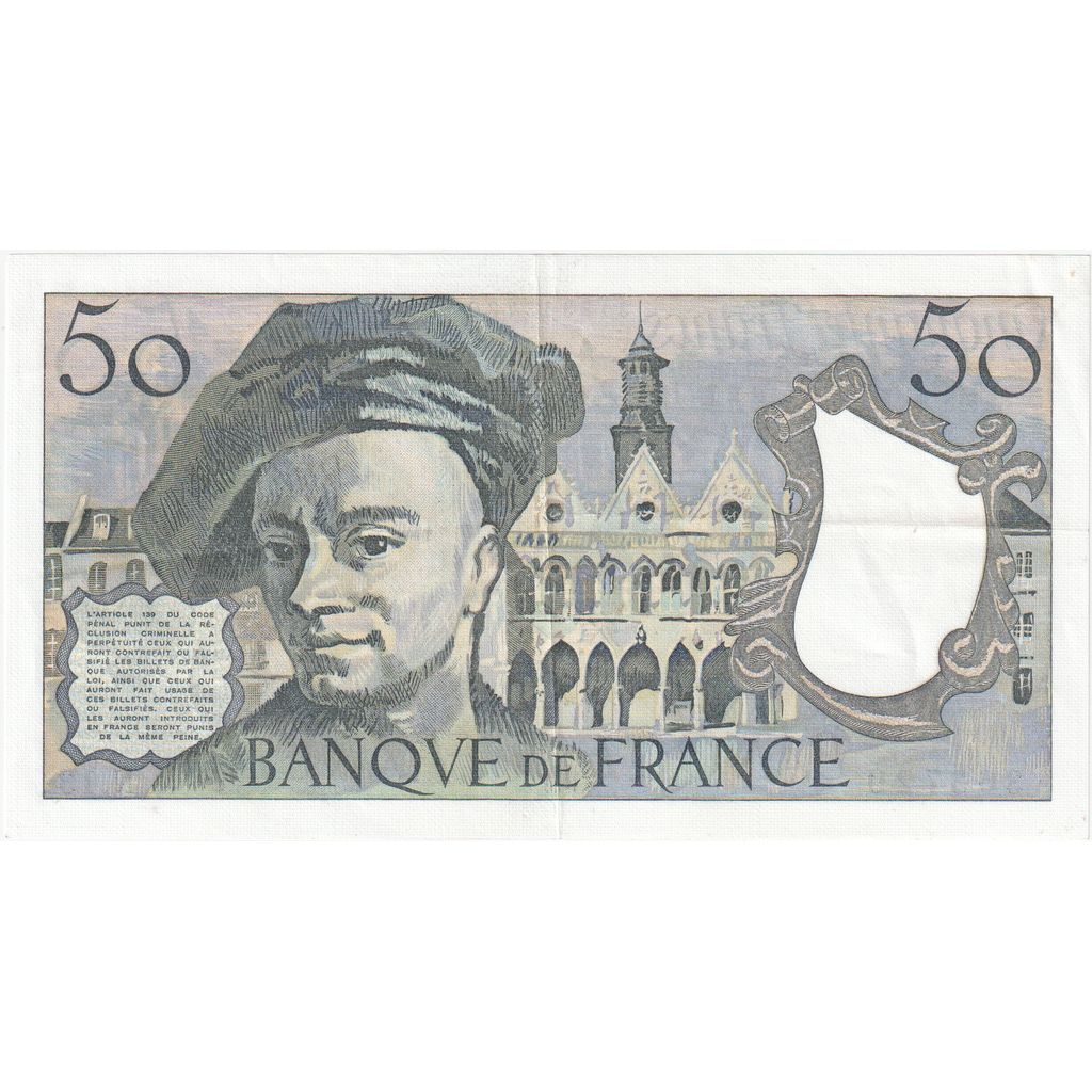 France, 50 Francs, Quentin de La Tour, N.13, AU(50-53)