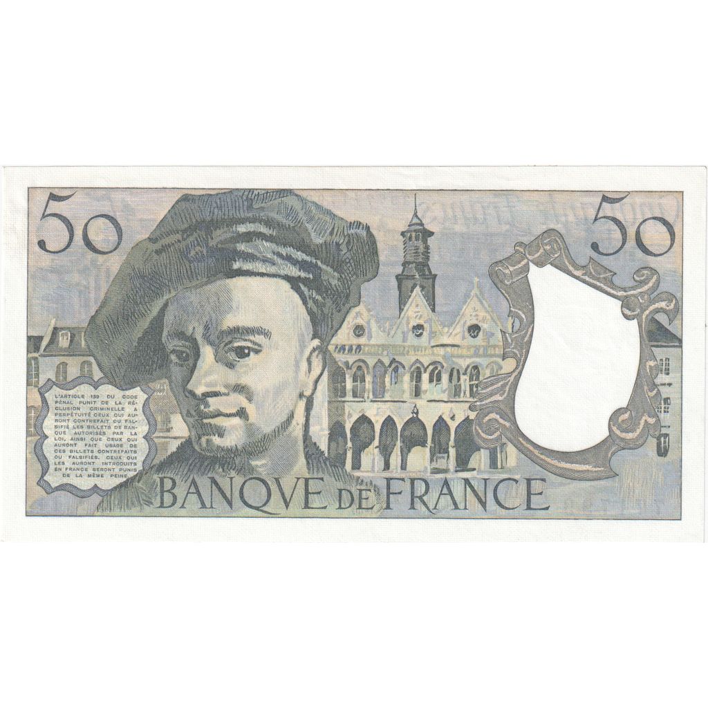 Francia, 50 Francs, Quentin de La Tour, N.14, FDS