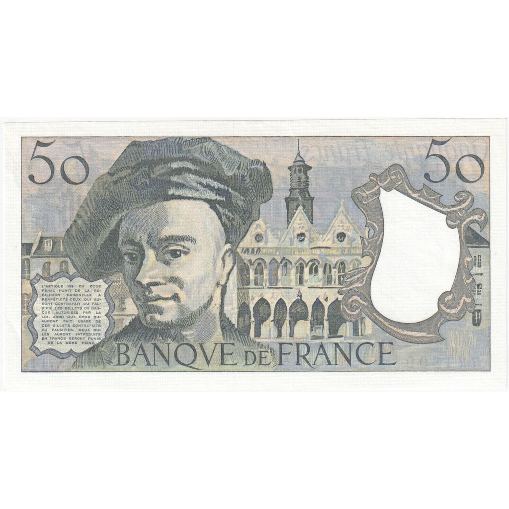 Francia, 50 Francs, Quentin de La Tour, N.14, FDS