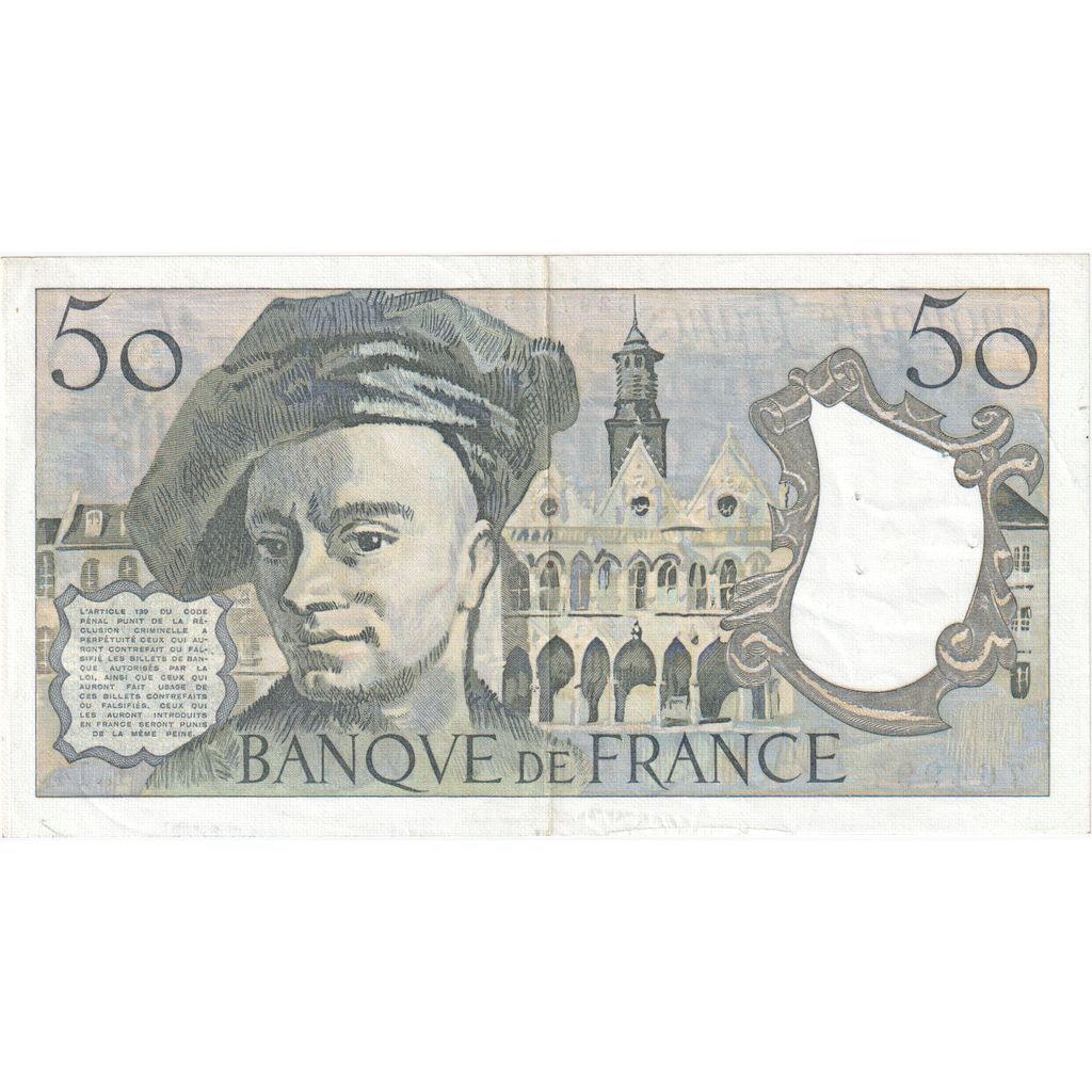 Francia, 50 Francs, Quentin de La Tour, E.14, MBC