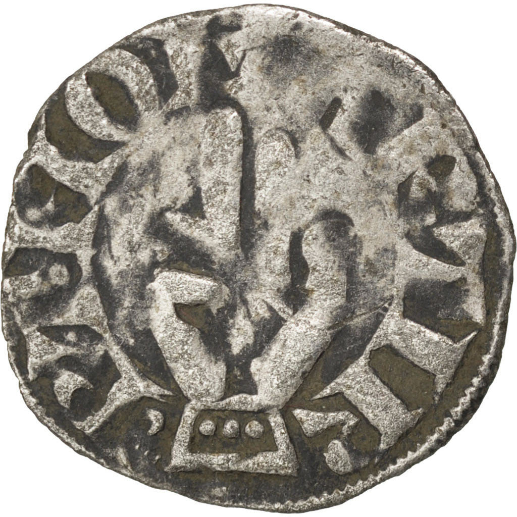 Coin, France, Denarius, Besançon, VF(30-35), Silver, Boudeau:1278