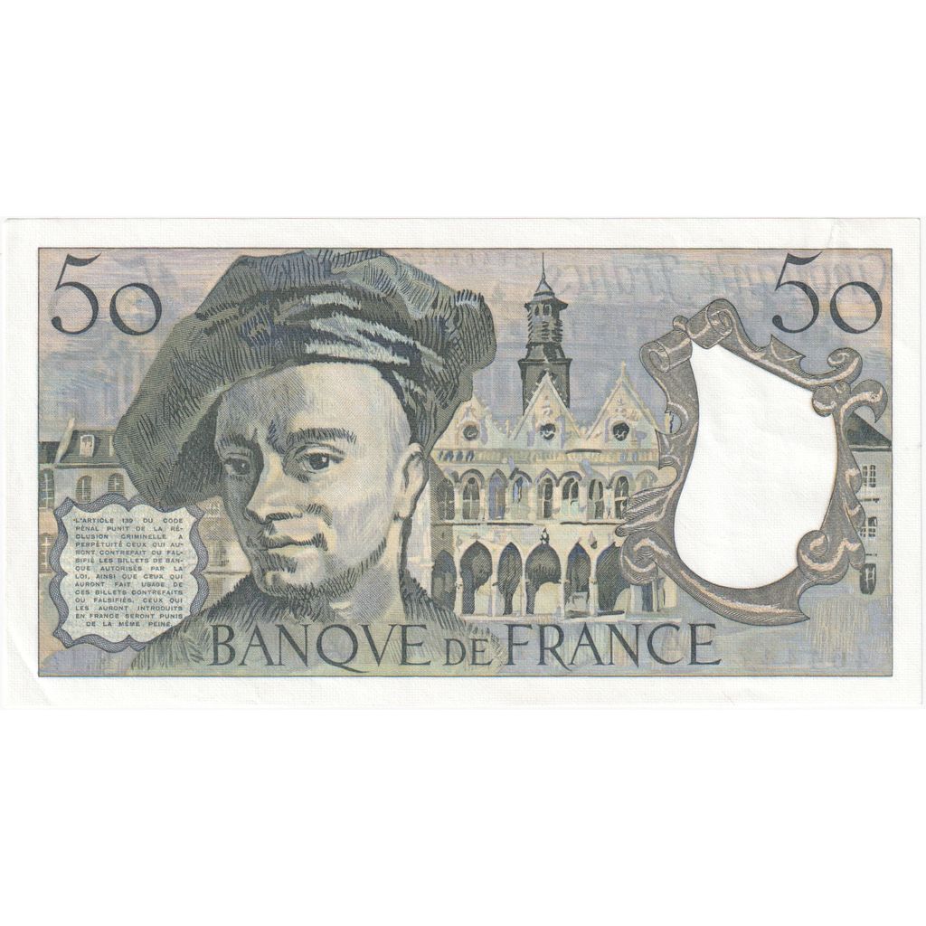 France, 50 Francs, Quentin de La Tour, R.17, UNC(63)