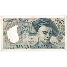 Francia, 50 Francs, Quentin de La Tour, P.22, BB