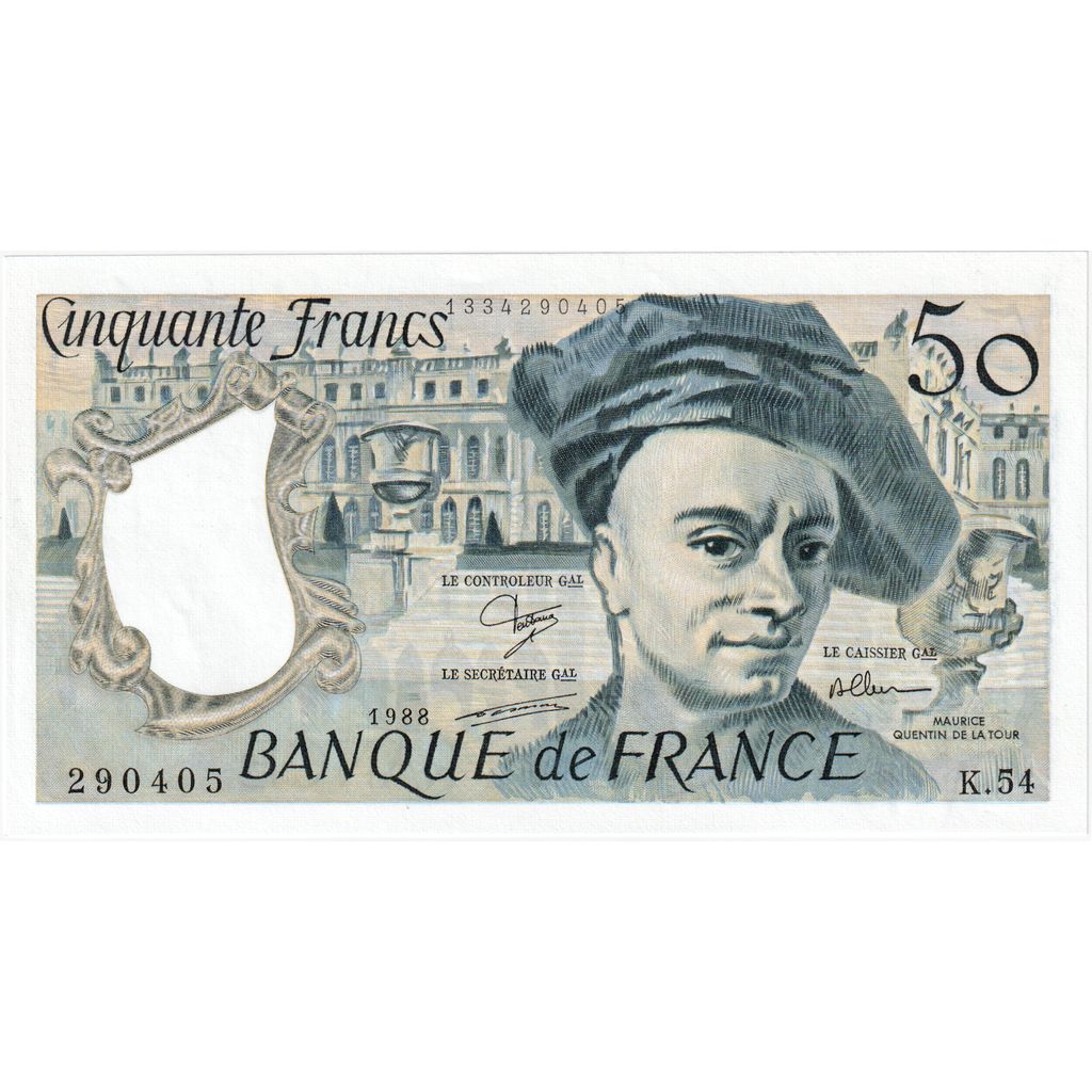 Francia, 50 Francs, Quentin de La Tour, K.54, UNC
