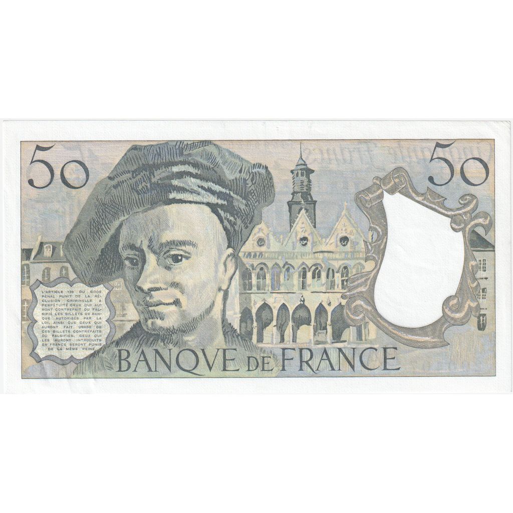 Francja, 50 Francs, Quentin de La Tour, K.54, UNC(64)