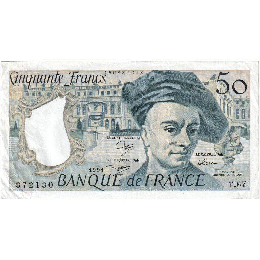 Frankrijk, 50 Francs, Quentin de La Tour, T.67, TTB