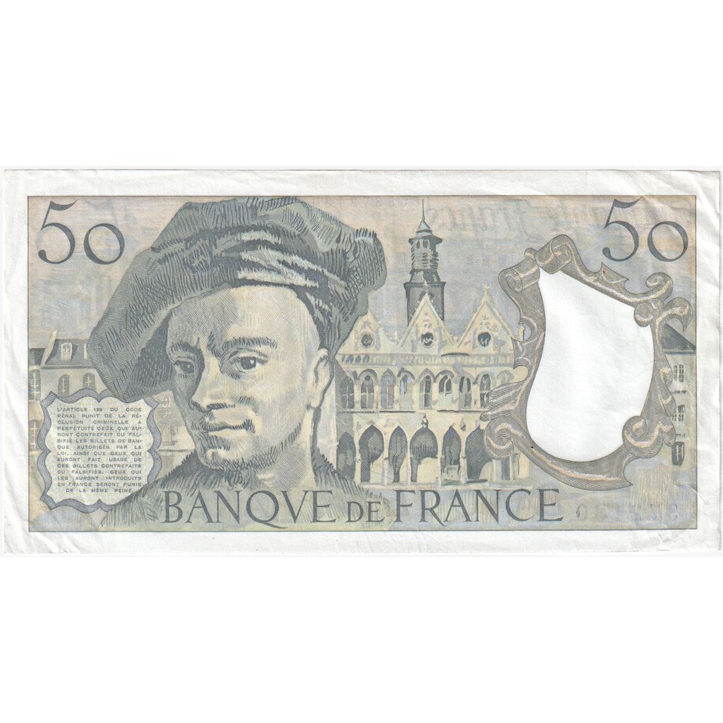 Frankrijk, 50 Francs, Quentin de La Tour, T.67, TTB