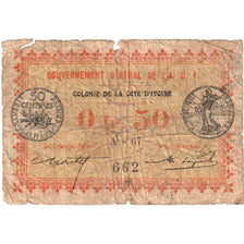 Costa de Marfil, 0.50 Franc, 1917-11-02, RC, Gem UNC 65