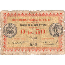 Costa de Marfil, 0.50 Franc, 1917-11-02, RC, Gem UNC 65