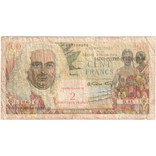 Saint Pierre e Miquelon, 2 Nouveaux Francs on 100 Francs, B.81, B+