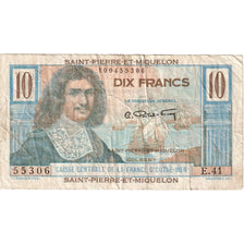 Saint Pierre and Miquelon, 10 Francs, F(12-15)