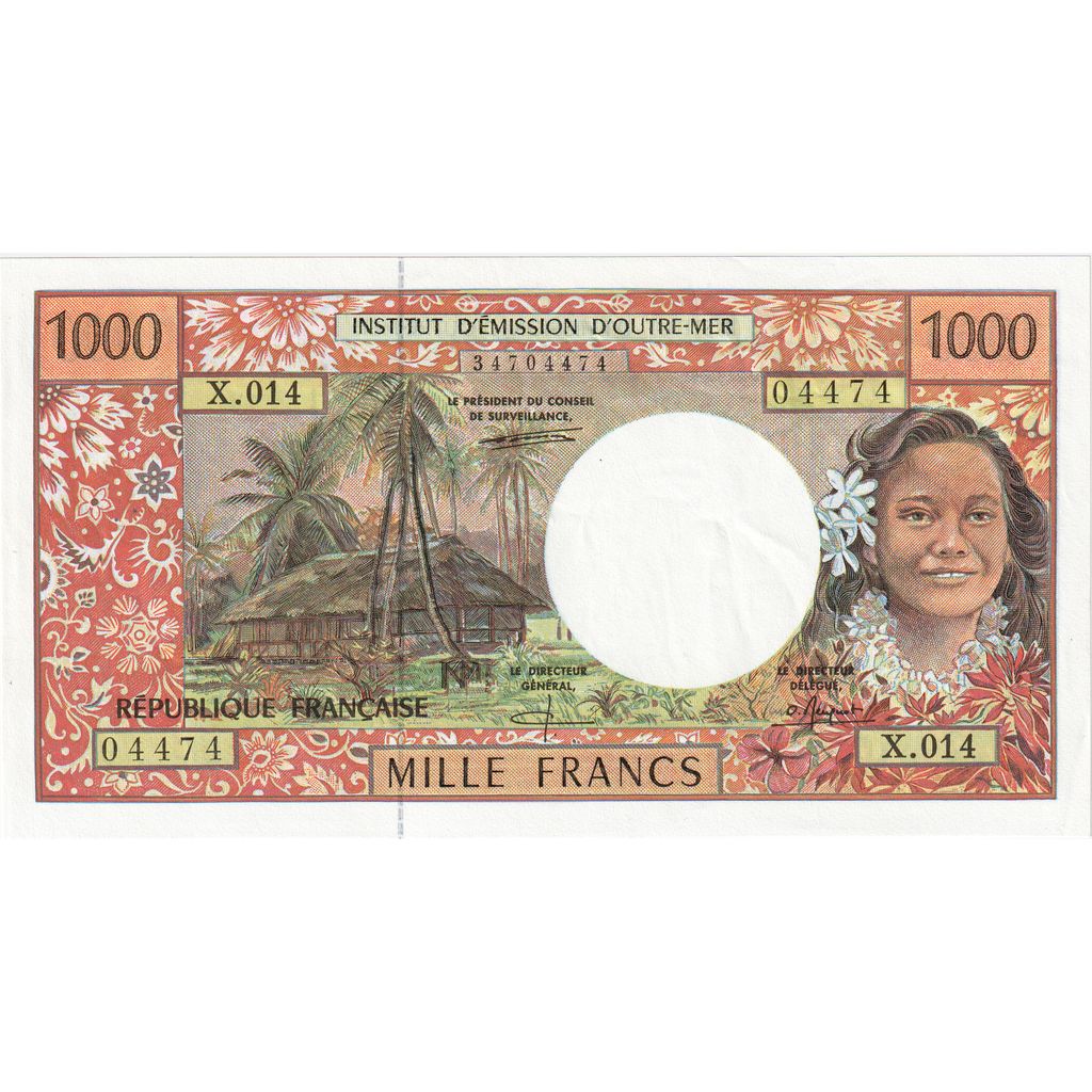 Nova Caledónia, 1000 Francs, NOUMÉA, UNC(65-70)