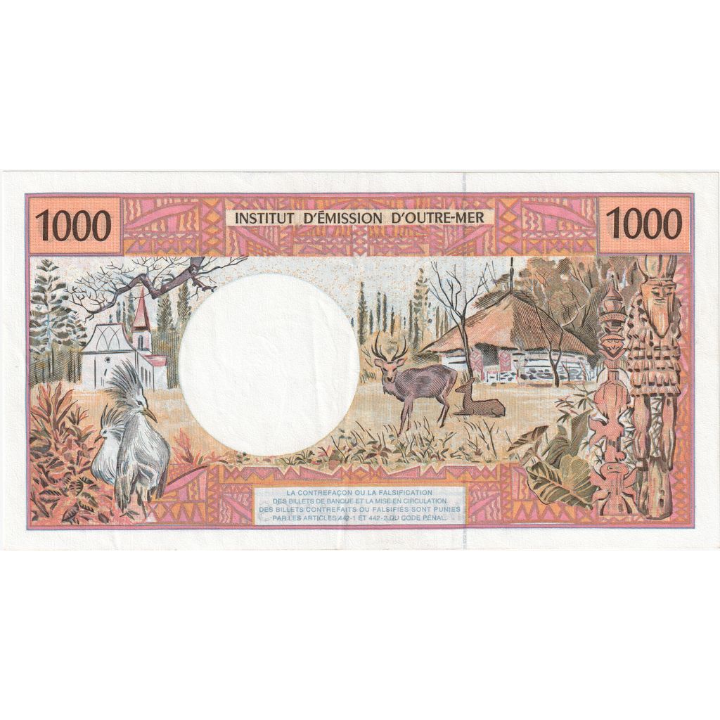 Nowa Kaledonia, 1000 Francs, NOUMÉA, UNC(65-70)