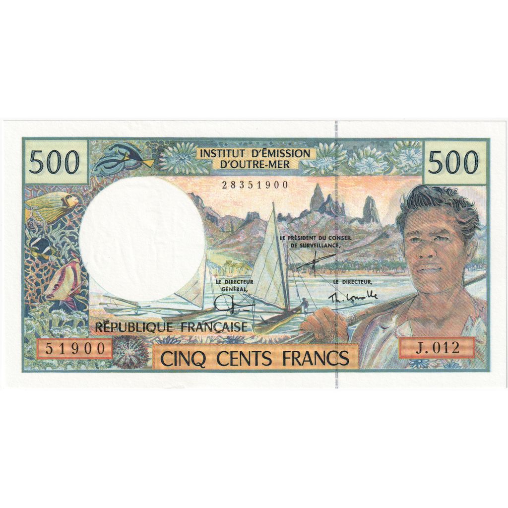 Nowa Kaledonia, 500 Francs, UNC(65-70)