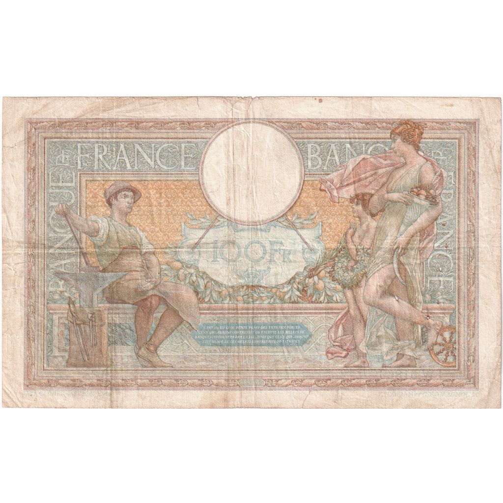 Francia, 100 Francs, Luc Olivier Merson, 1938-10-27, W.61866, B