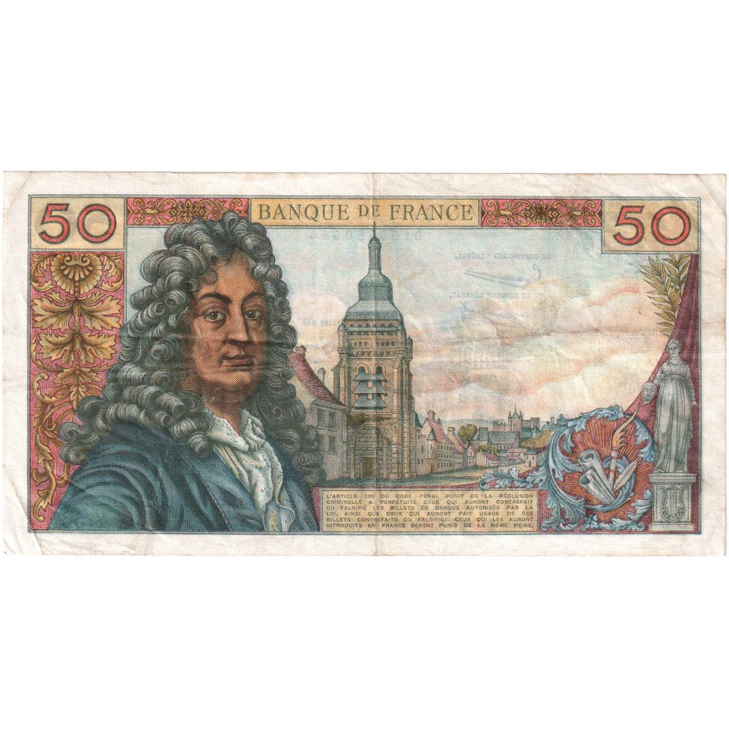 Francia, 50 Francs, Racine, 1963-05-02, Y.56, BC+