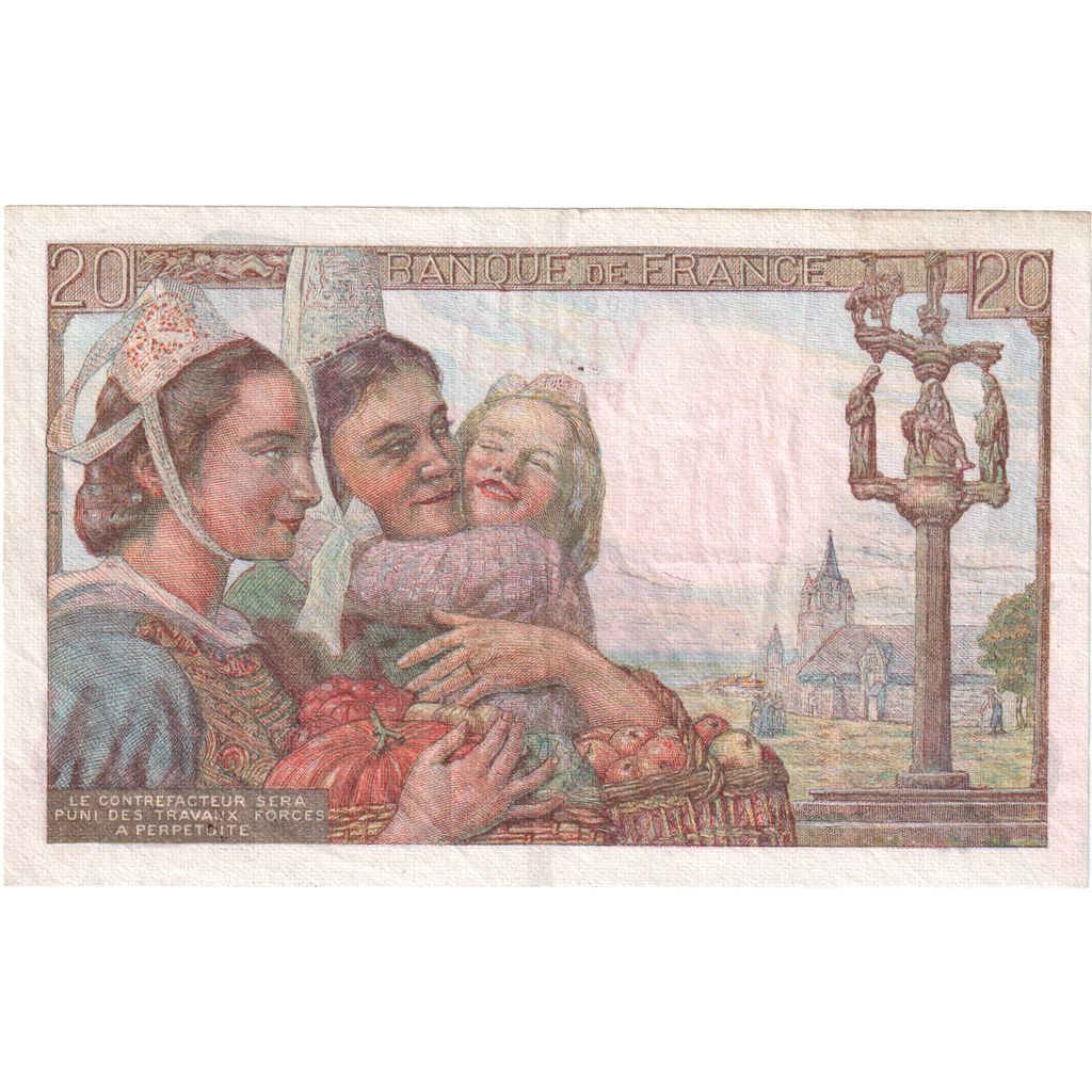 Francia, 20 Francs, Pêcheur, 1942-09-24, A.41, BB