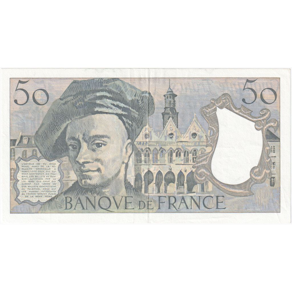 Frankreich, 50 Francs, Quentin de La Tour, O.51, SS+