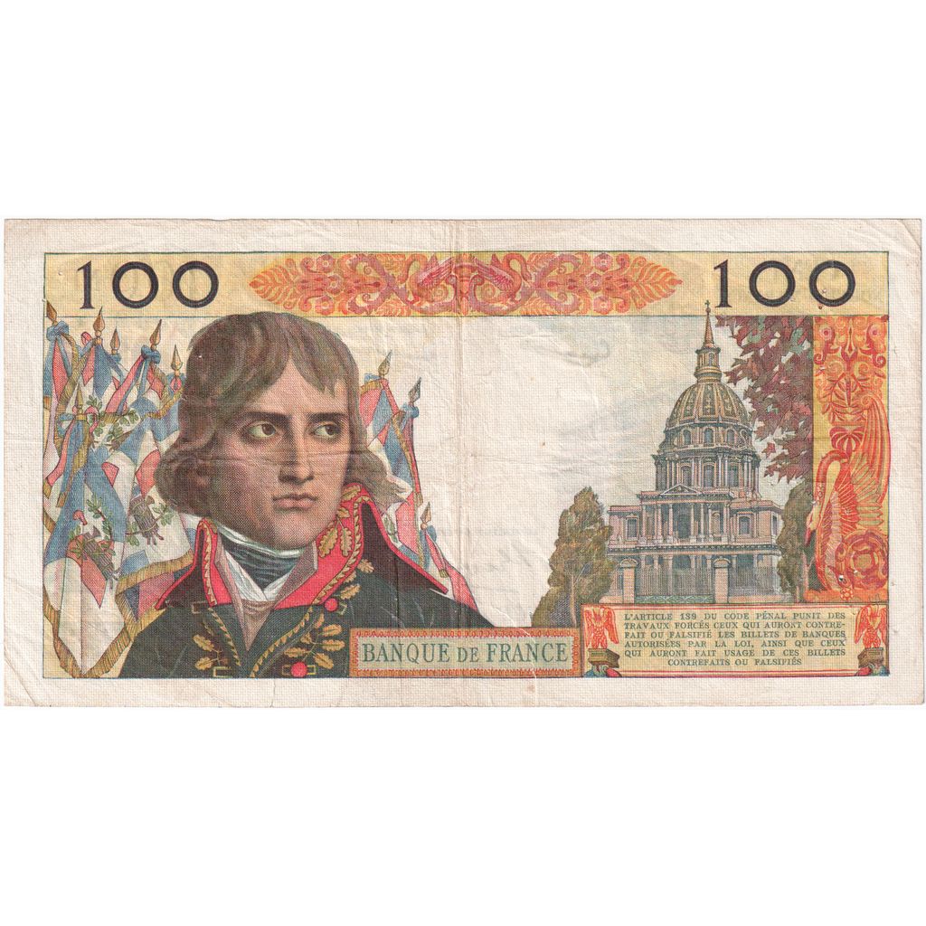 Francia, 100 Nouveaux Francs, Bonaparte, 1959-09-03, C.24, MBC