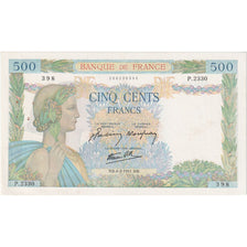 France, 500 Francs, La Paix, 1941-02-06, P.2330, UNC(60-62)