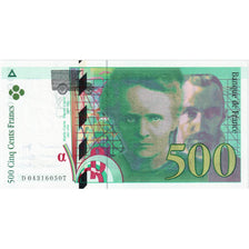 France, 500 Francs, Pierre et Marie Curie, D.043, UNC(65-70)