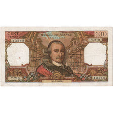 France, 100 Francs, Corneille, 1967-02-02, Y.210, VF(20-25)