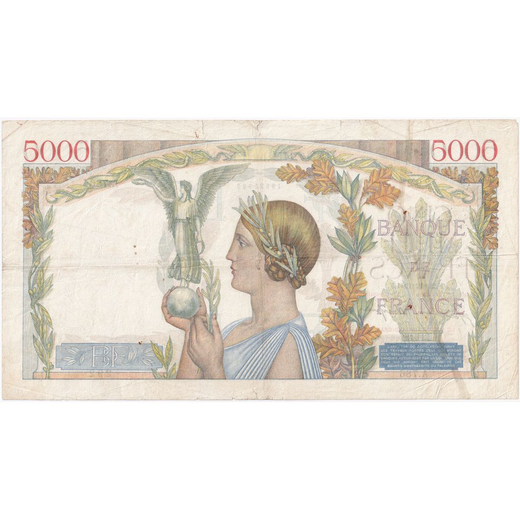 France, 5000 Francs, Victoire, 1941-12-26, A.786, B