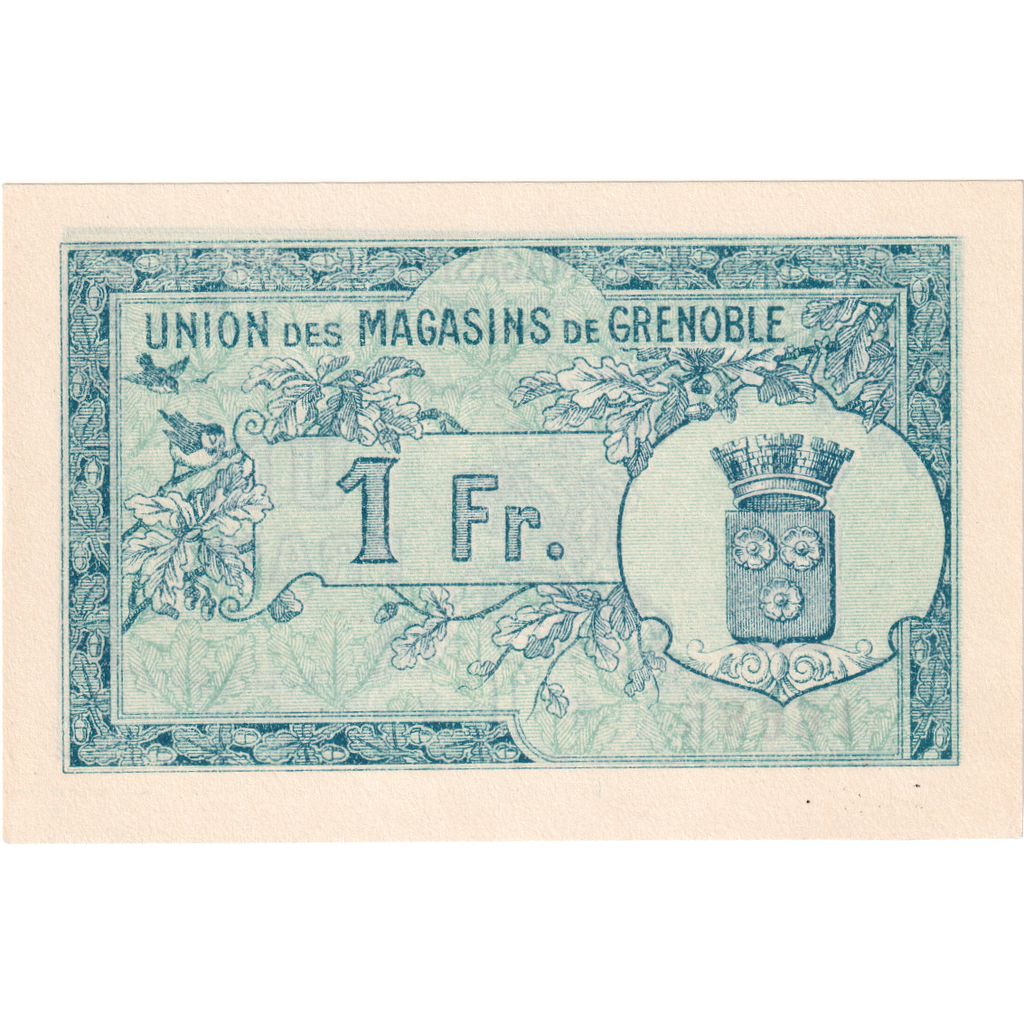 France, Grenoble, 1 Franc, 16685, UNC(65-70)
