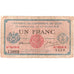 Francia, Lyon, 1 Franc, 1918-03-27, 6EME SERIE, BC, Pirot:10-1