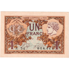 France, Paris, 1 Franc, 1922-07-01, A.54, Chambre de Commerce, AU(55-58)