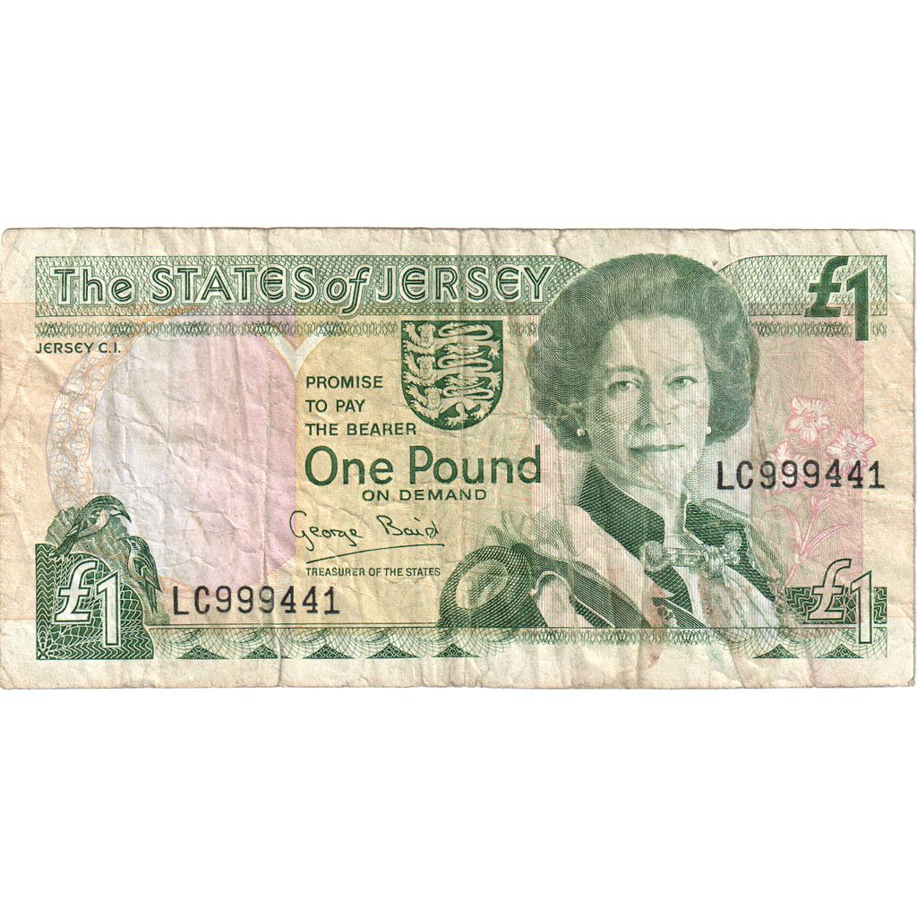 Jersey, 1 Pound, VF(30-35)