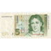 GERMANY - FEDERAL REPUBLIC, 5 Deutsche Mark, 1991-08-01, EF(40-45)