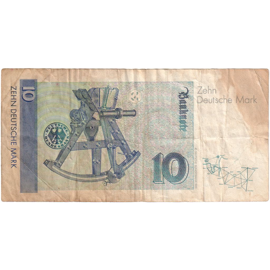 Bundesrepublik Deutschland, 10 Deutsche Mark, 1991-08-01, S