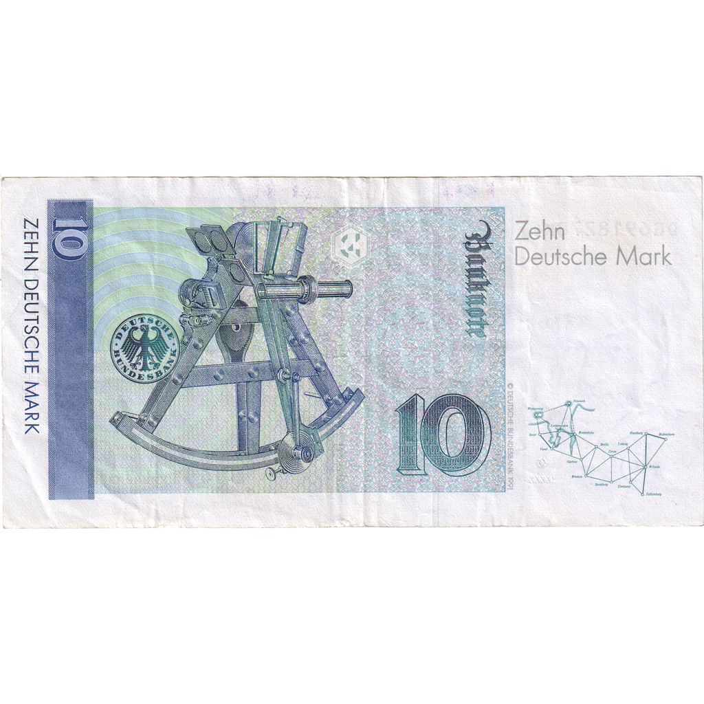 ALEMANHA - REPÚBLICA FEDERAL, 10 Deutsche Mark, 1993-10-01, EF(40-45)