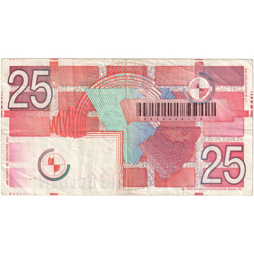 Niederlande, 25 Gulden, 1989-04-05, SS