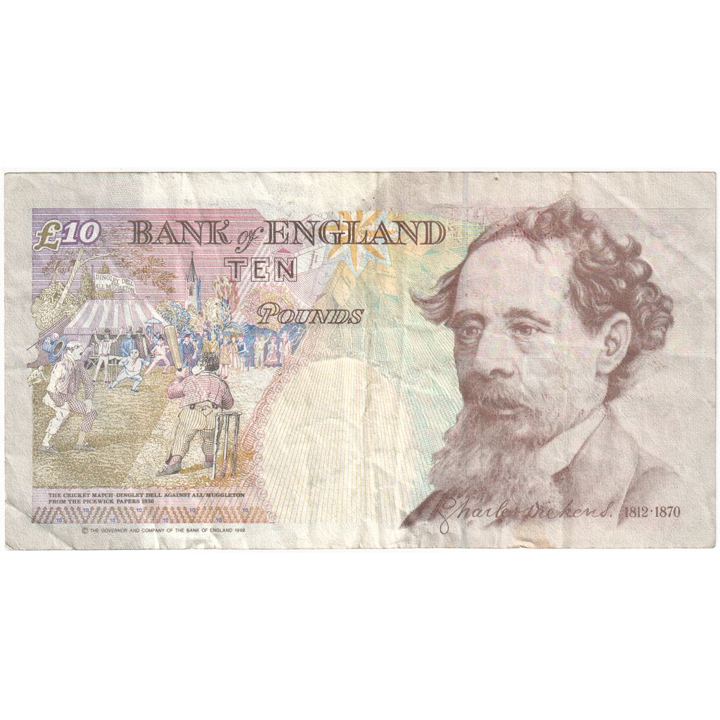 Grã-Bretanha, 10 Pounds, EF(40-45)