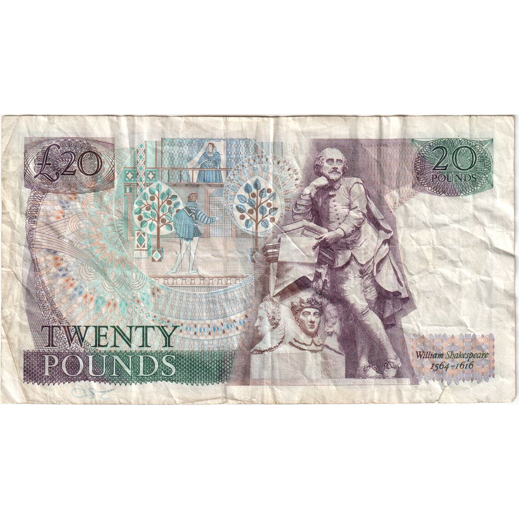 Gran Bretagna, 20 Pounds, MB+