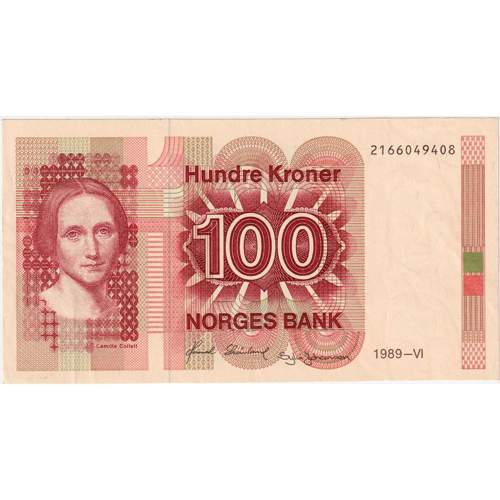 Norwegia, 100 Kroner, AU(55-58)