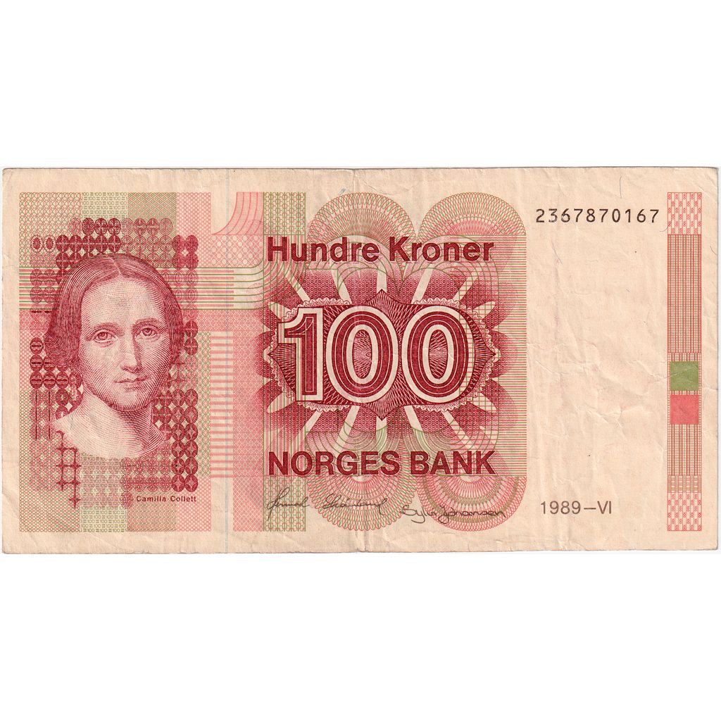 Norwegia, 100 Kroner, EF(40-45)
