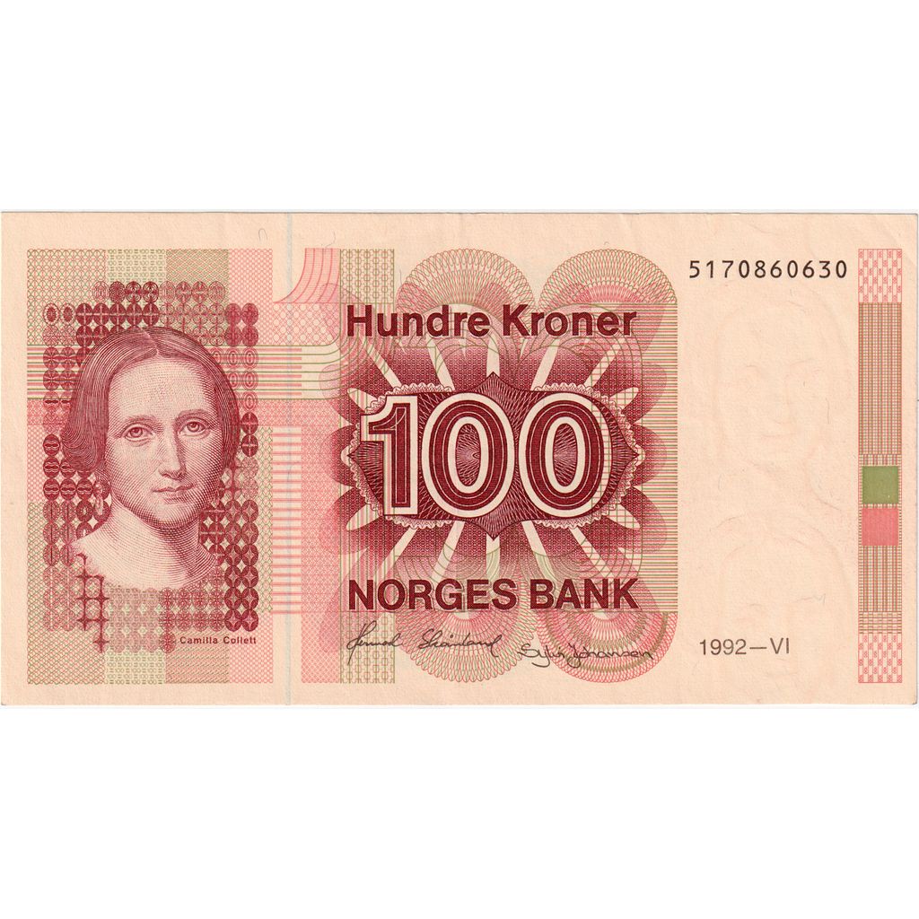 Norwegia, 100 Kroner, AU(55-58)