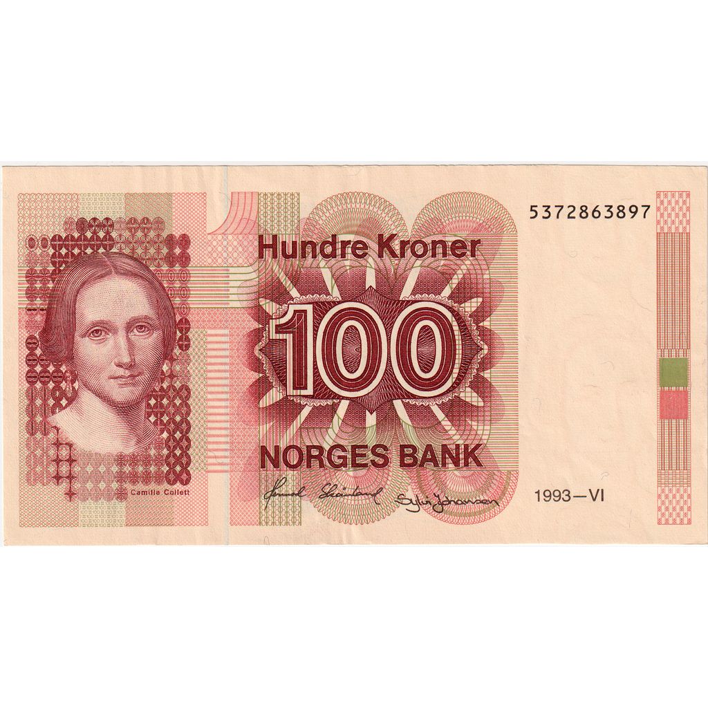 Norwegia, 100 Kroner, UNC(60-62)