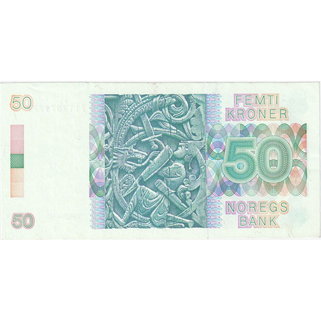 Noruega, 50 Kroner, UNC(60-62)