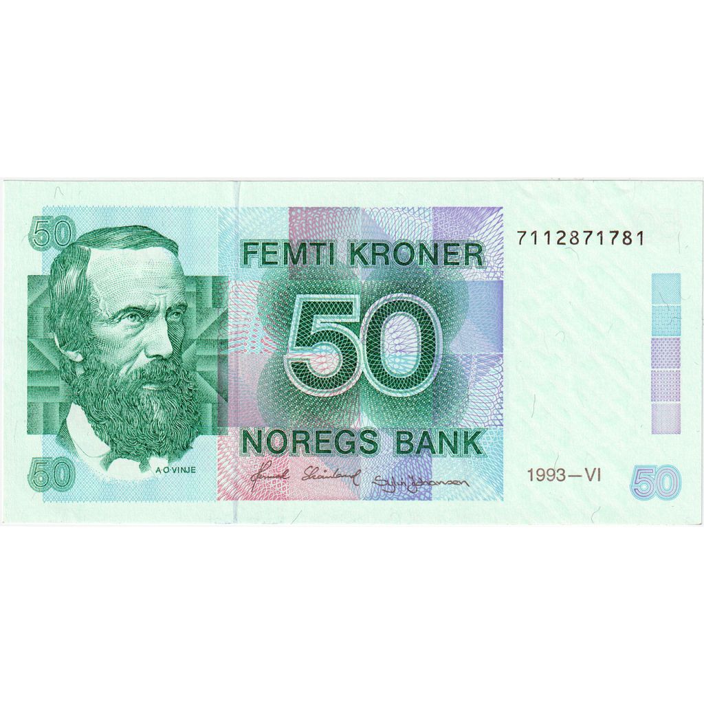 Norwegia, 50 Kroner, UNC(63)