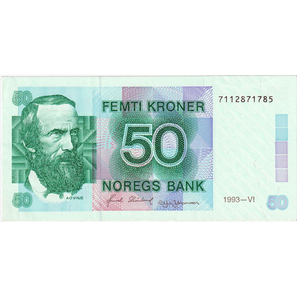 Norwegia, 50 Kroner, UNC(63)