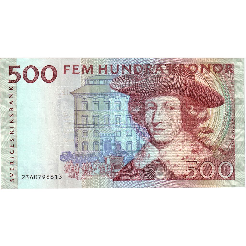 Suède, 500 Kronor, SPL