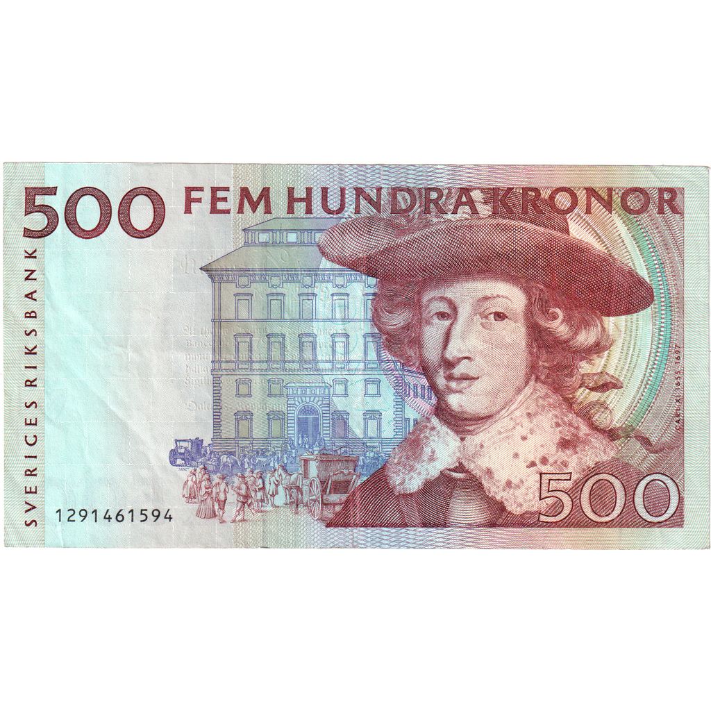 Suède, 500 Kronor, TTB